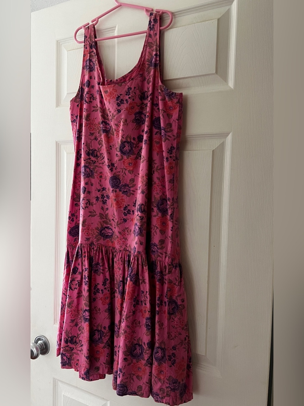 Station Coton Vintage Floral Dress 100% Cotton size M